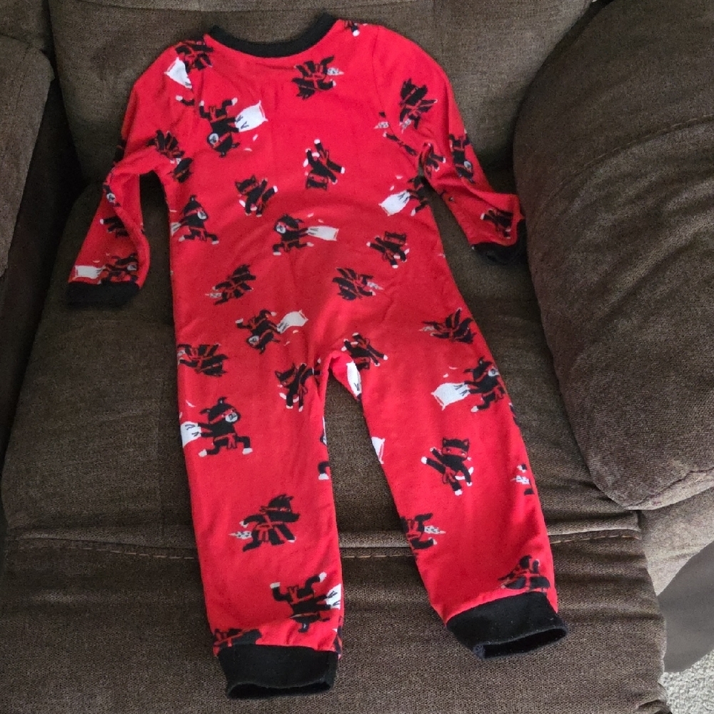 Carter's Kids Pajamas - Red and Blue Space Theme - Picture 6 of 6